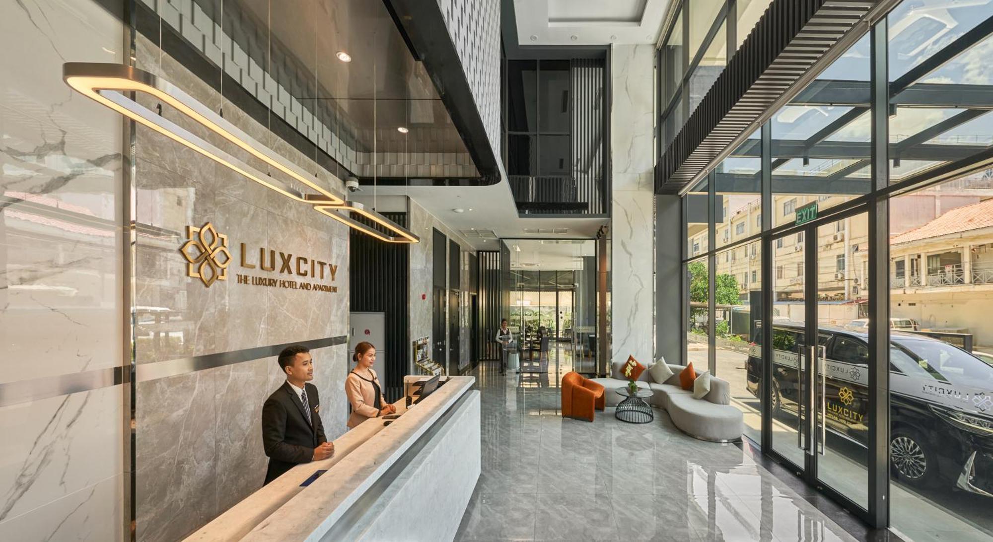 Luxcity Hotel & Apartment Phnom Penh Eksteriør bilde